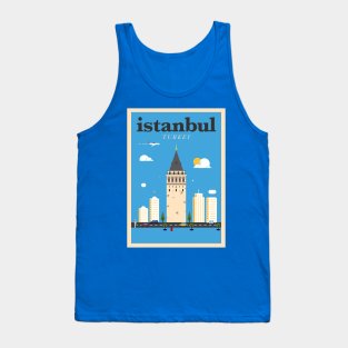 Istanbul city poster Tank Top